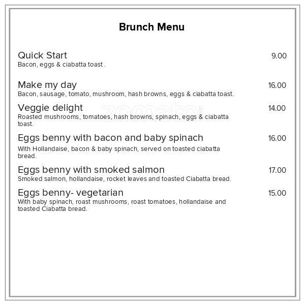 Carta de Bon Appetit