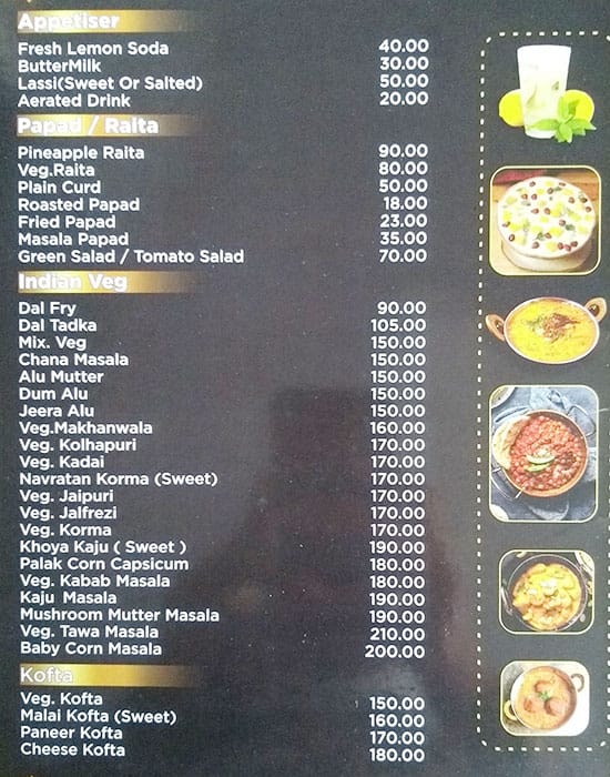 Menu at Dawat Restaurant, Gandhinagar, Super Mall 1