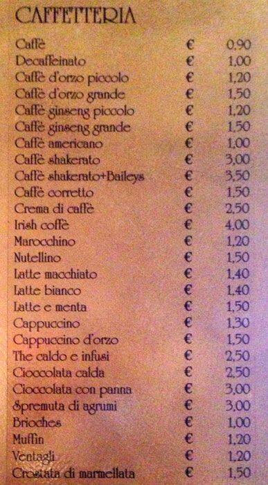 Menu di Golden Cafè 