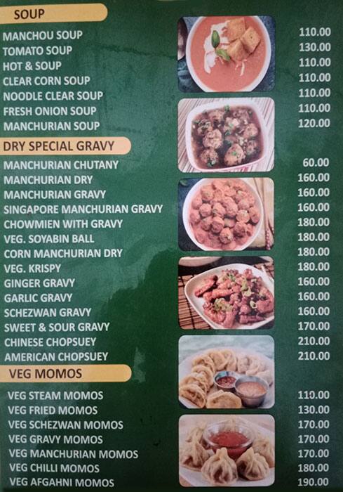 Menu of Vijay China Town Chinese Food, Karelibaug, Vadodara