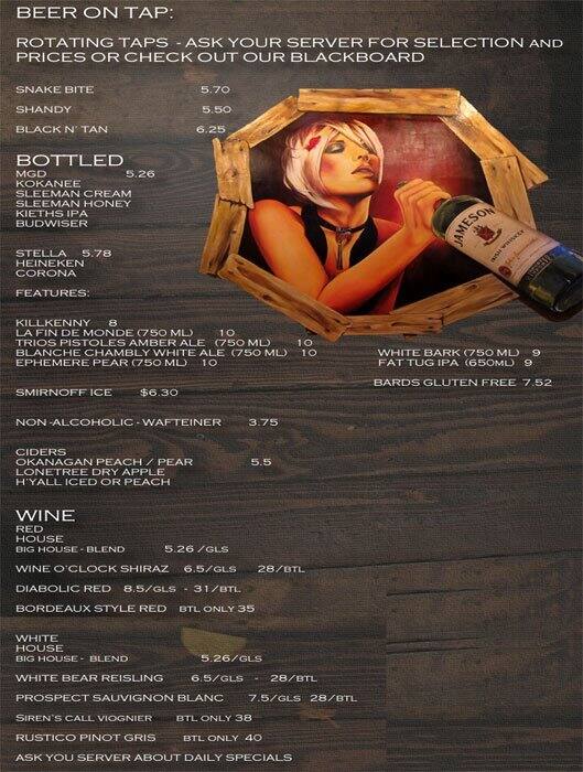 Elwood's Menu, Menu for Elwood's, Kitsilano, Vancouver Urbanspoon/Zomato