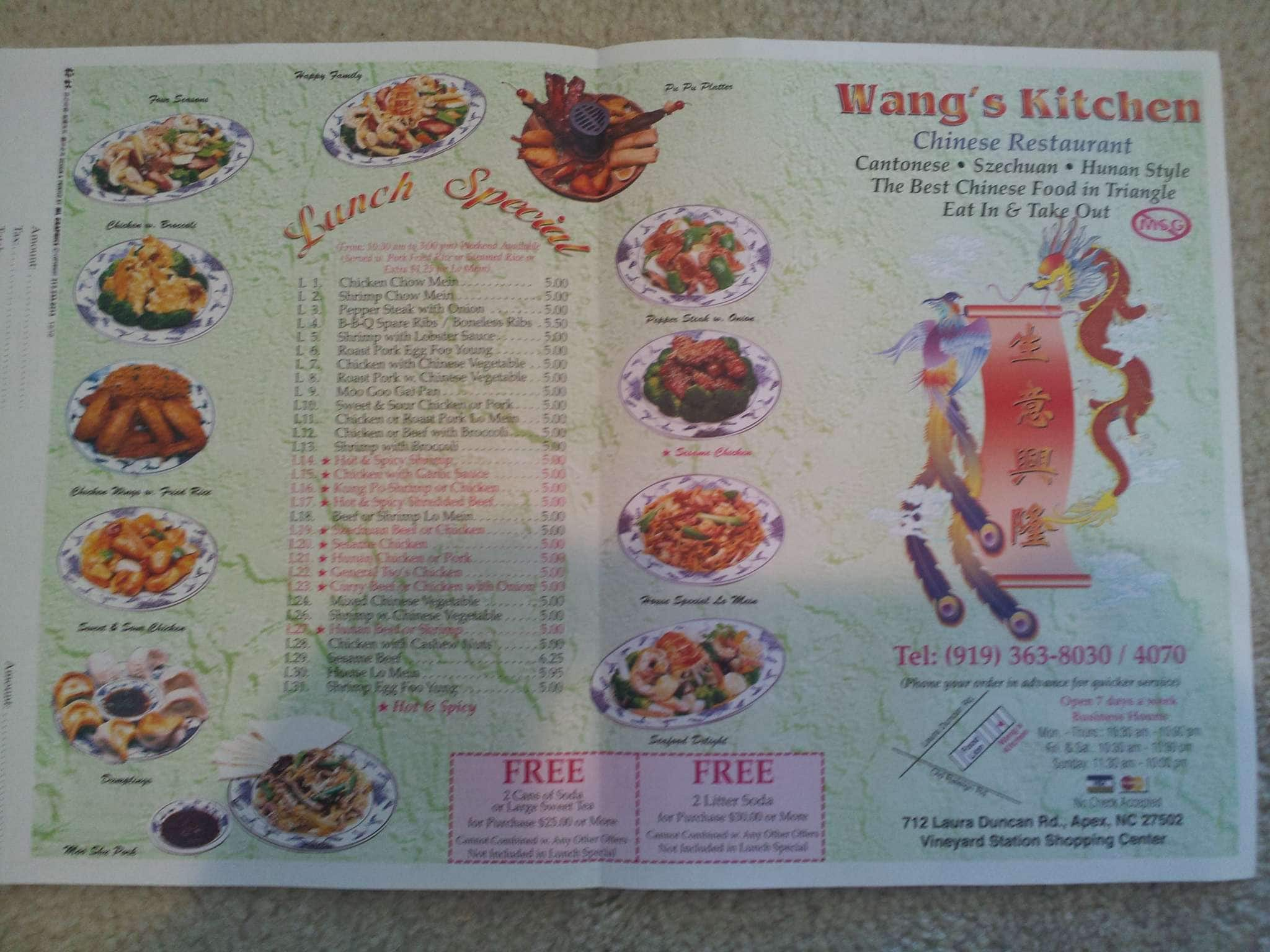 Wang S Kitchen Menu Menu For Wang S Kitchen Apex Research Triangle   8d20b5b9b20dd7775fecd6f68d90a3c1 