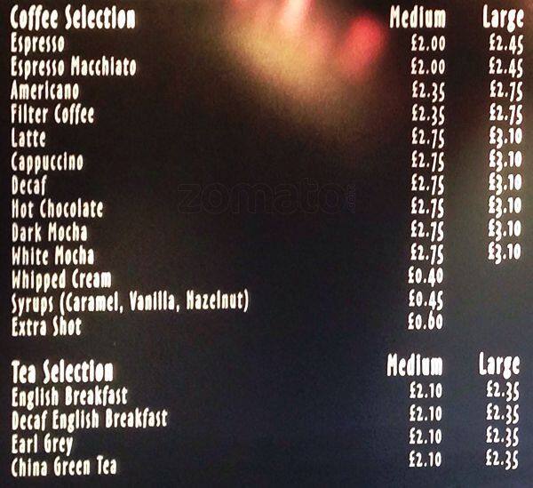 Menu at The Riverside Pub, Kitchen & Coffee House, Dunblane