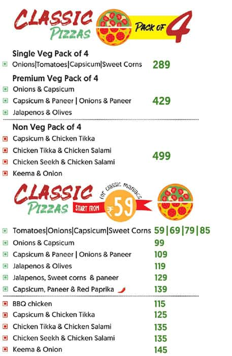 Menu at La pinoz pizza Faridabad, Faridabad, SIS 06