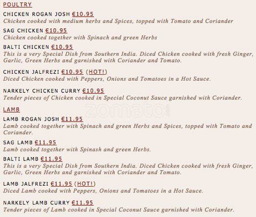 Surma menu