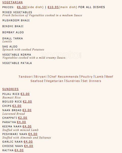 Surma menu