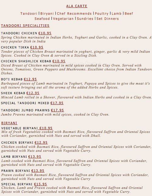 Surma menu
