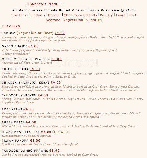 Surma menu