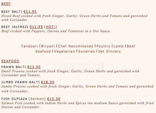 Surma menu