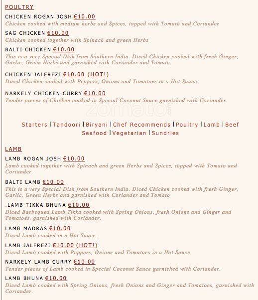 Surma menu