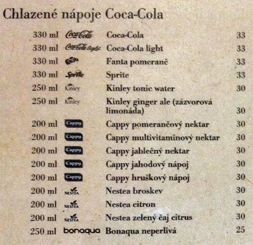 Sport menu