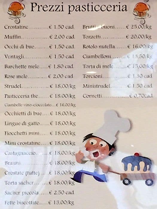 Menu di Voglia Di Pane 