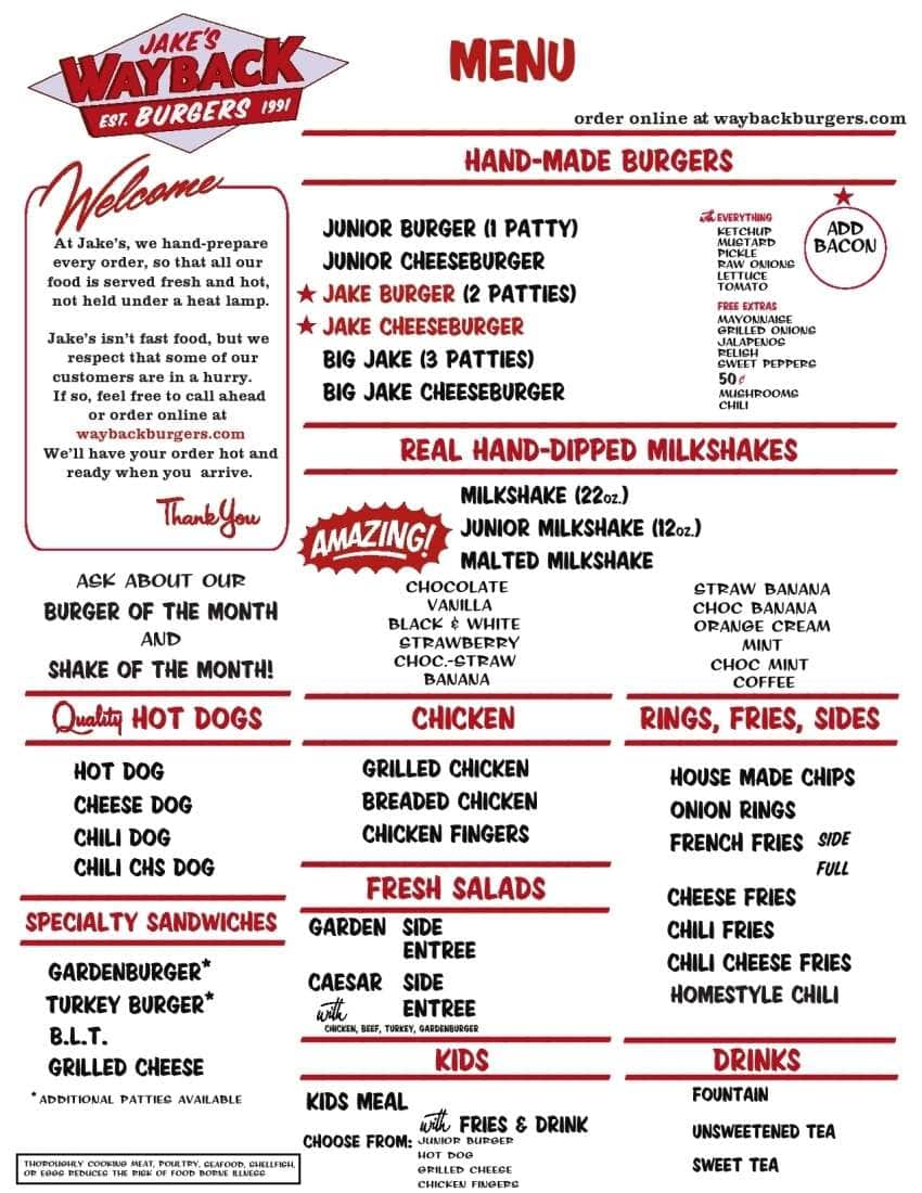 Wayback Burgers Prices - How do you Price a Switches?