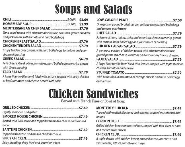 Pioneer Restaurant Menu,Menú para Pioneer Restaurant, Arlington