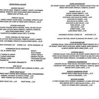 Back To The Garden Menu Menu For Back To The Garden Lafayette