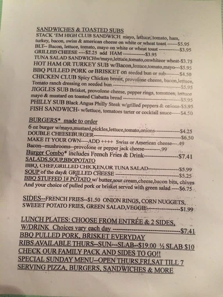 Menu at Biscuit King's Cafe, Fairhope, Co Rd 24