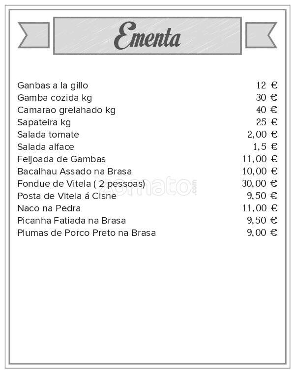 O Cisne Menu, Menu de O Cisne, Bobadela, Lisboa Zomato Portugal