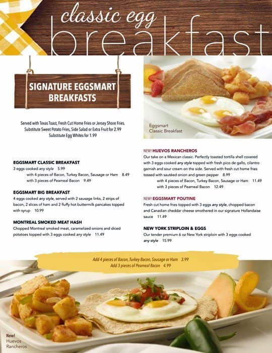 Eggsmart Menu, Menu for Eggsmart, Scarborough, Toronto - Urbanspoon/Zomato