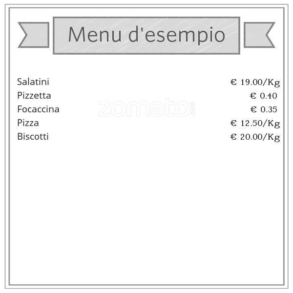 Menu di Arabesco 