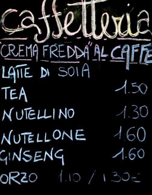 Menu di Mistral Café 