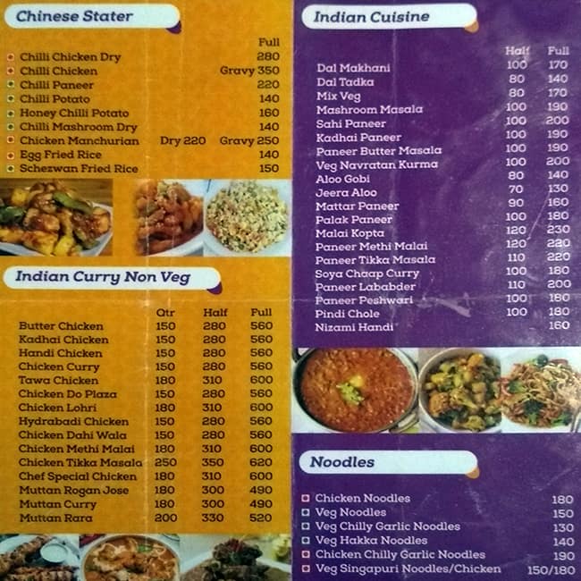Menu at Metro Chef, Gurugram, Shop 24