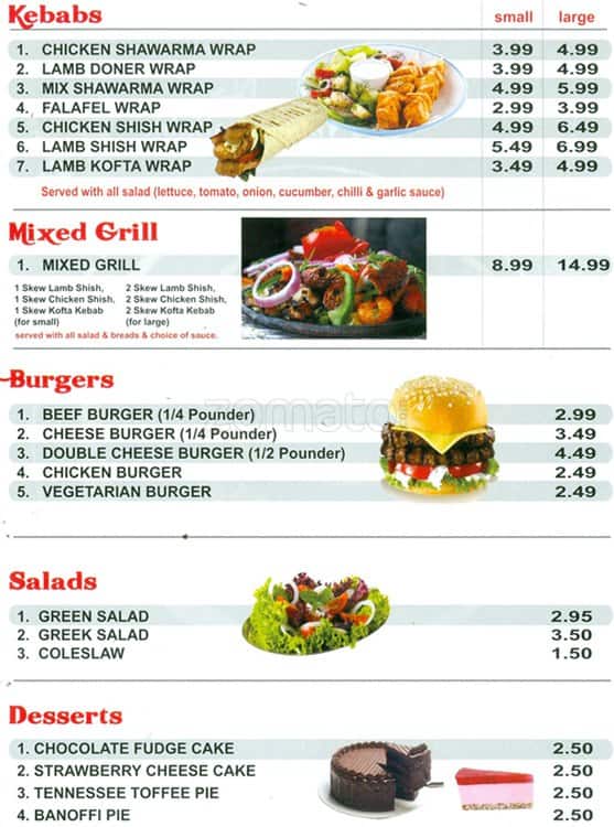 Shawarma Express Menu, Menu for Shawarma Express, Acton, London Zomato UK