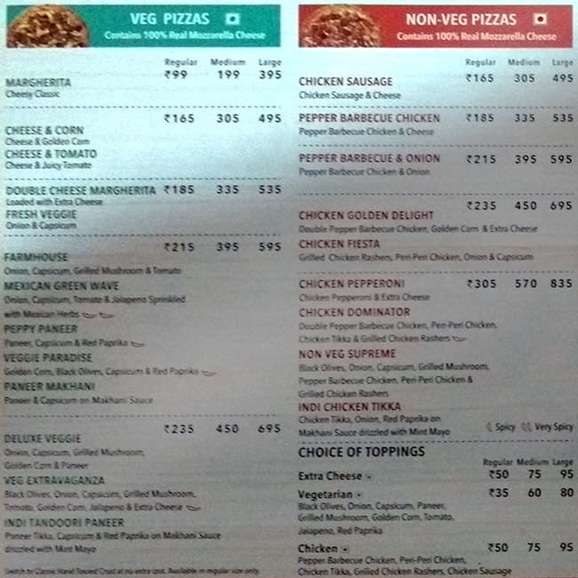 dominos pizza order