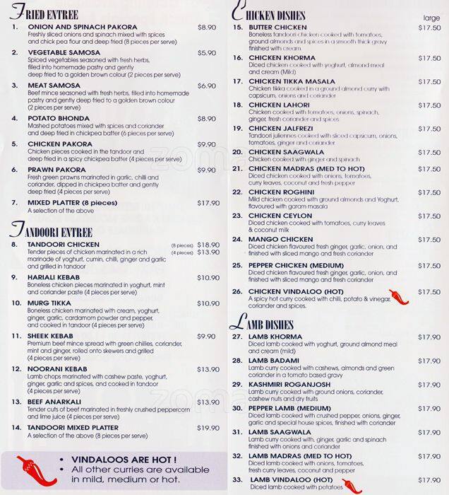 Grand Taj Indian Restaurant Carindale Grand Taj Indian Restaurant Carindale