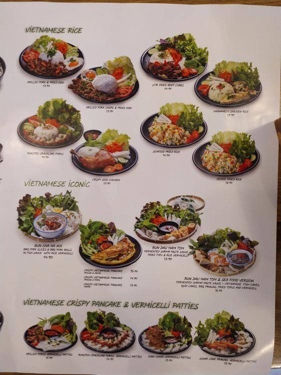 Menu at Lush Bowl ‘n Roll restaurant, Strathfield