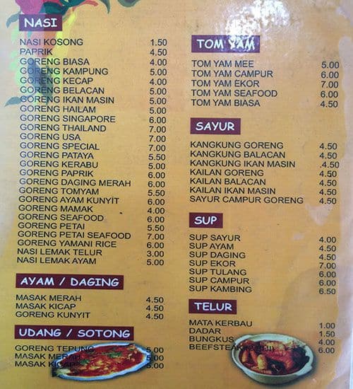 Sun Corner Menu, Menu for Sun Corner, Bandar Sunway, Selangor - Zomato ...