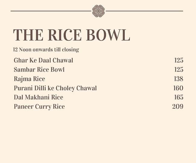 Haldiram's menu