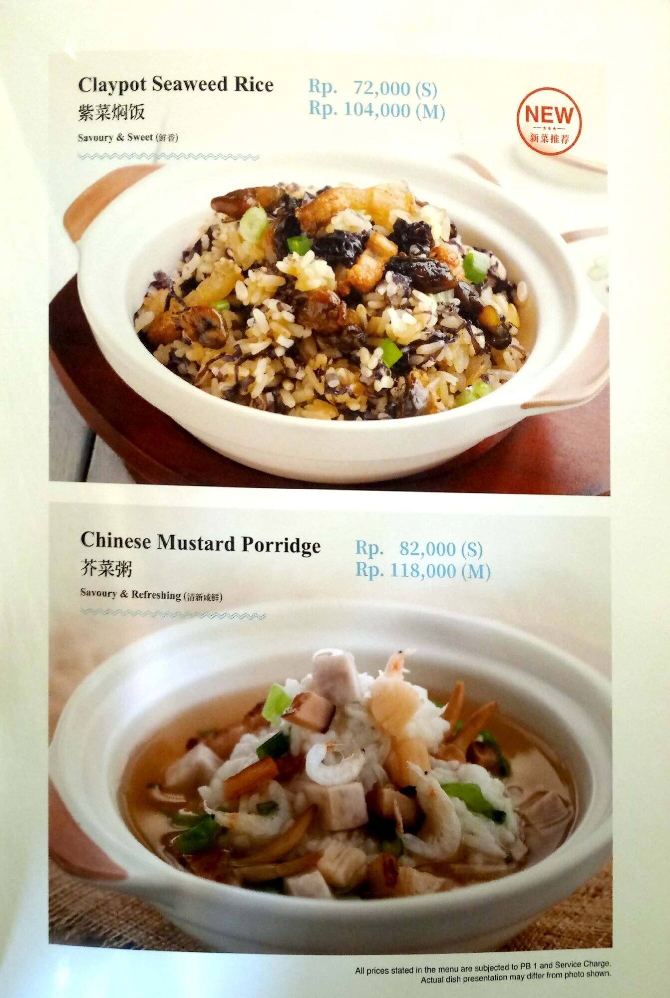 Menu at PUTIEN - Living World Mall restaurant, South Tangerang