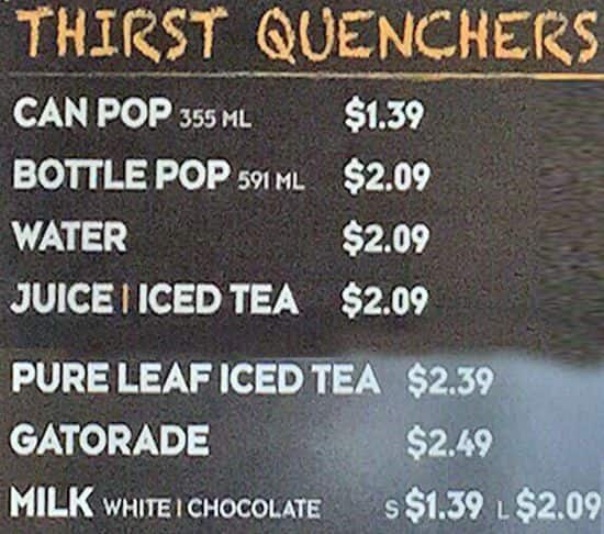 MR.SUB menu