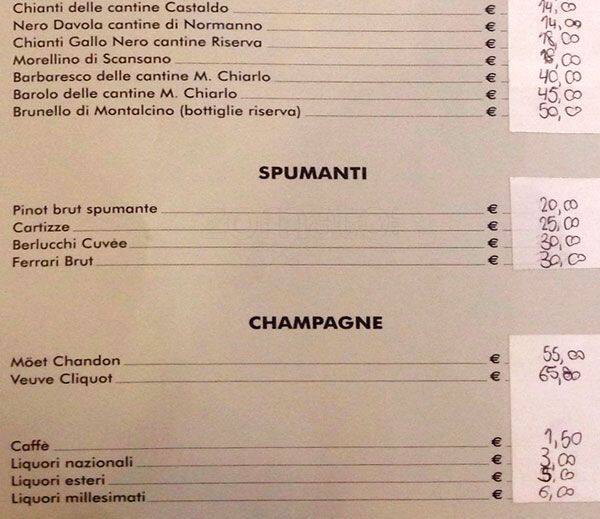 Menu di Al Time Out 2 