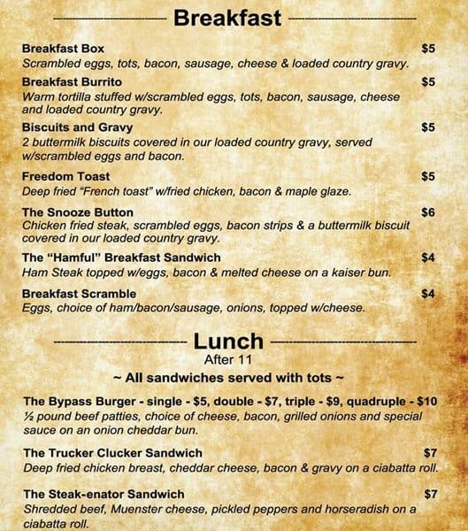 WBX Meat Wagon Menu, Menu for WBX Meat Wagon, Northeast, Portland