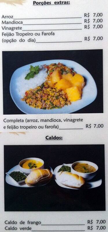 Kiosky da Rosa cardápio