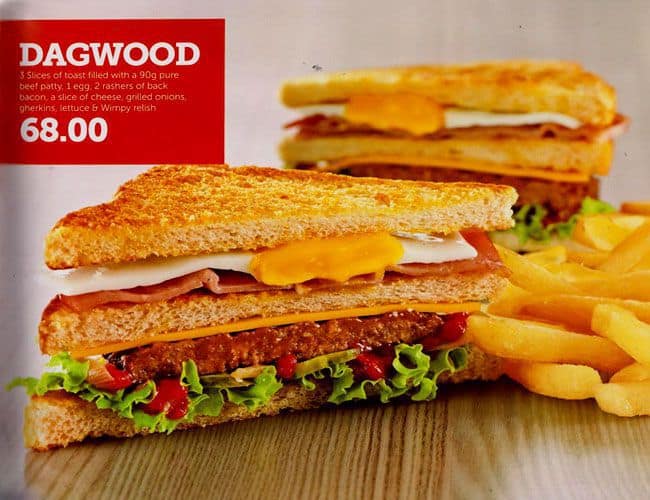 Wimpy menu