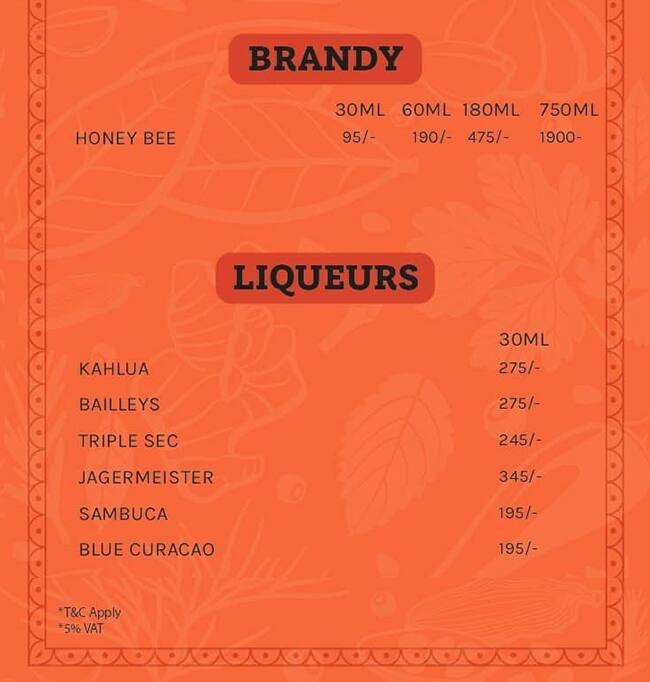 Satguru's Punjabi Rasoi menu