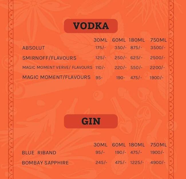 Satguru's Punjabi Rasoi menu