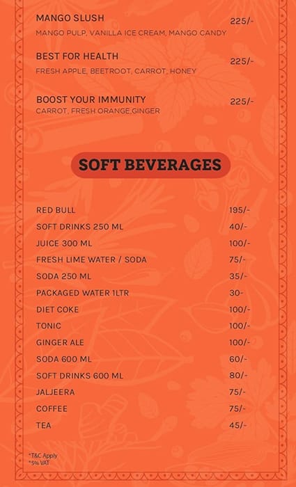 Satguru's Punjabi Rasoi menu