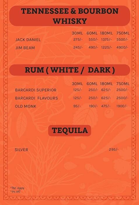 Satguru's Punjabi Rasoi menu