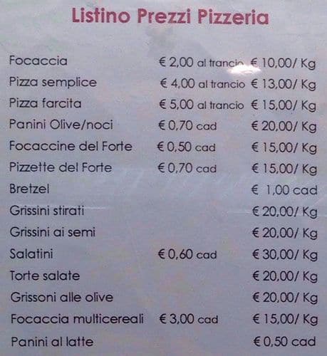 Menu di Berni Bakery 