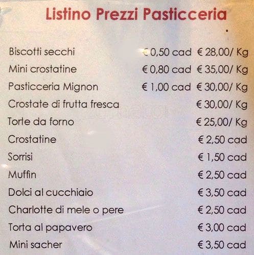 Menu di Berni Bakery 