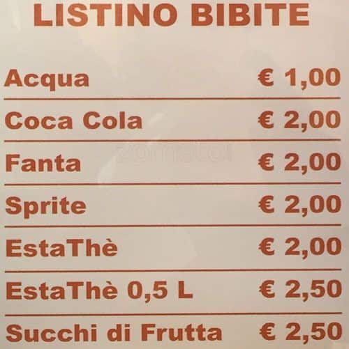 Menu di La Yogurteria - L'autentico yogurt gelato 