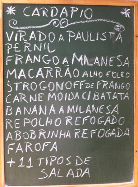 Det's Restaurante cardápio