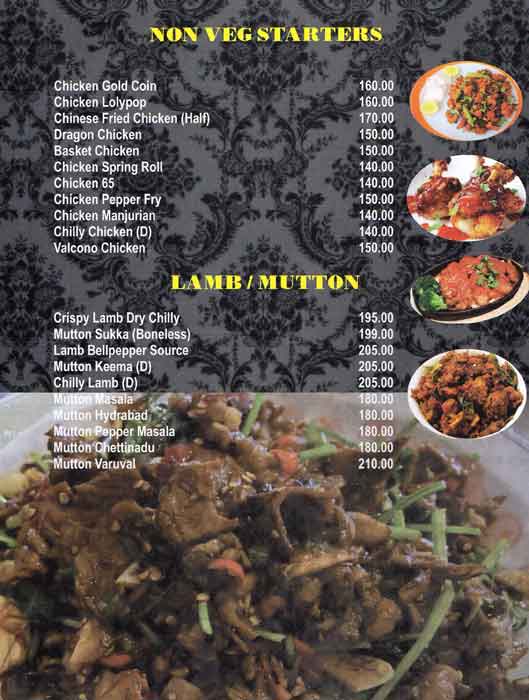 IndiaGate Restaurant menu