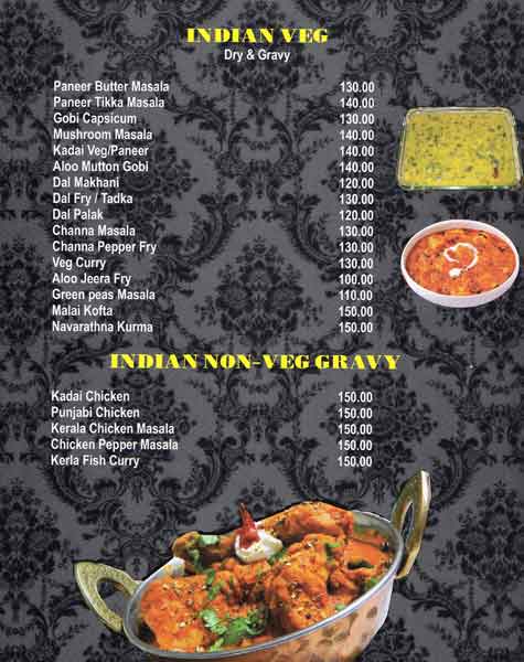 IndiaGate Restaurant menu