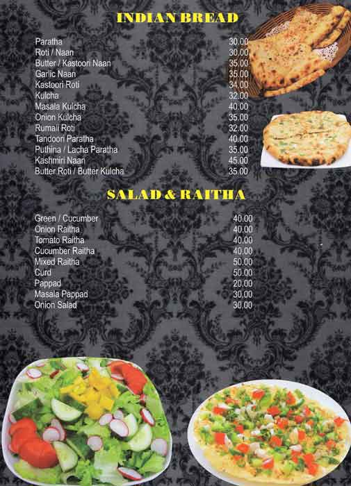 IndiaGate Restaurant menu