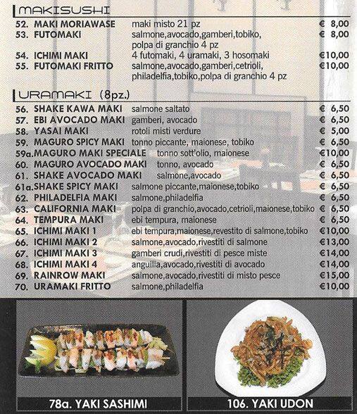 Menu di Ichimi - All You Can Eat 
