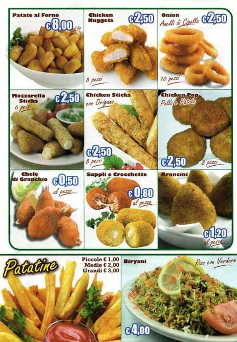Menu di Ciro Kebab 
